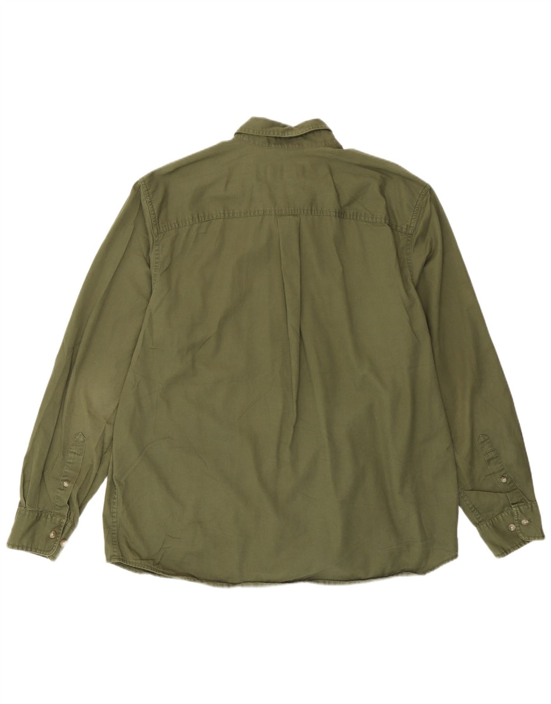 Camicia da uomo Eddie Bauer grande in cotone verde