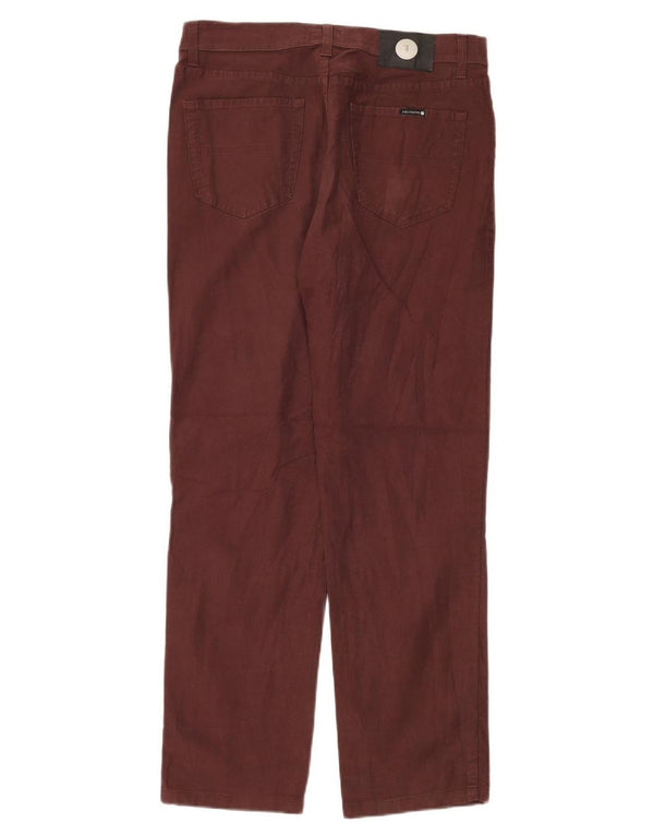 Pantaloni Casual Dritti Uomo Trussardi W34 L30 Marrone
