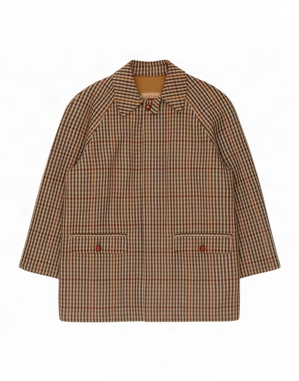 Cappotto da uomo Norton & Wilson IT 52 XL Beige a quadri
