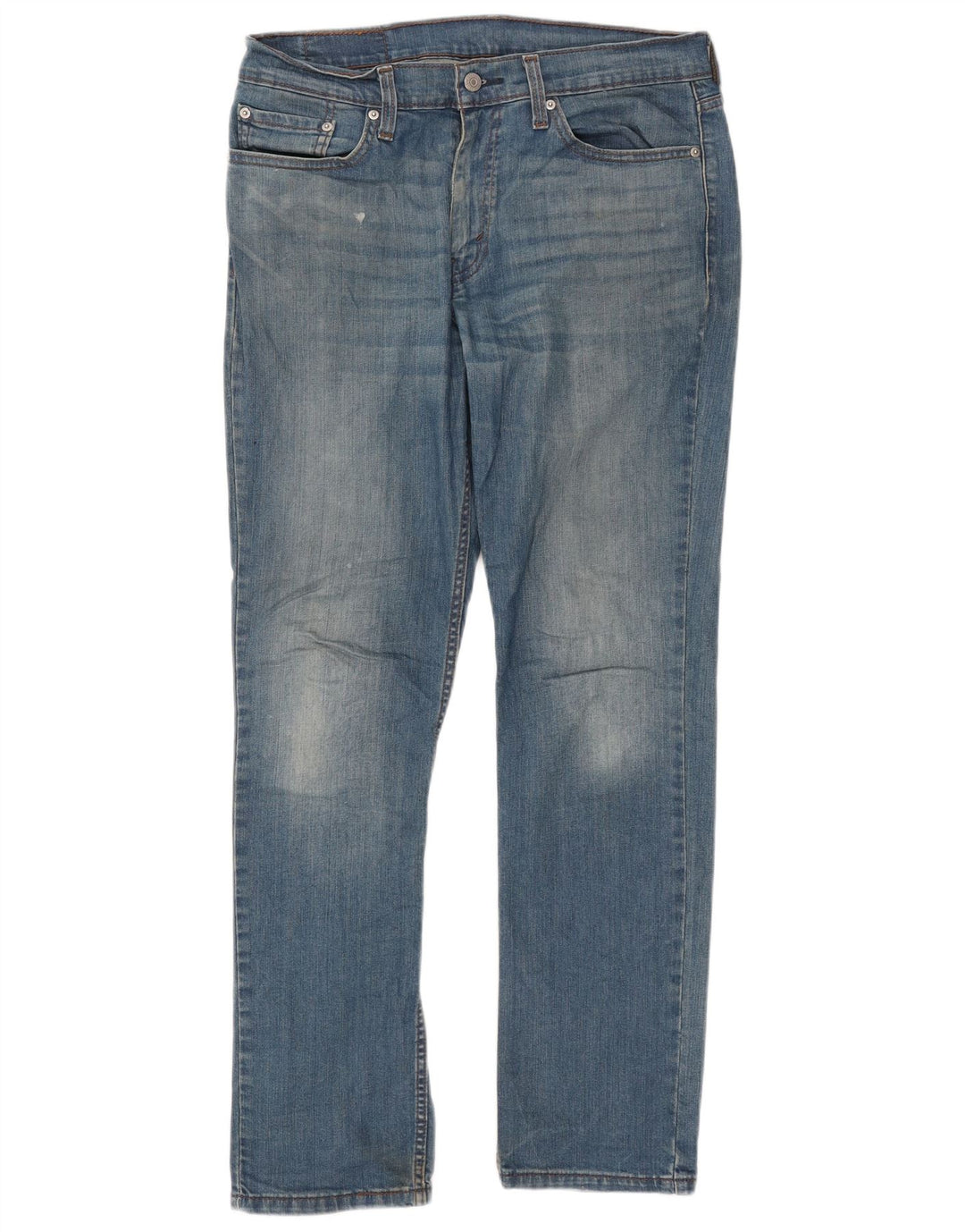 Levi's Uomo 511 Slim Jeans W33 L32 Cotone Blu