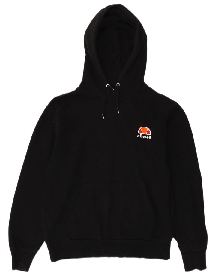 Felpa con cappuccio da uomo Ellesse XL in cotone nero
