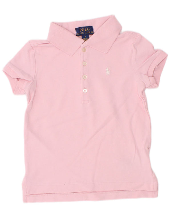 Polo Ralph Lauren Camicia Bambina 4-5 Anni Cotone Rosa