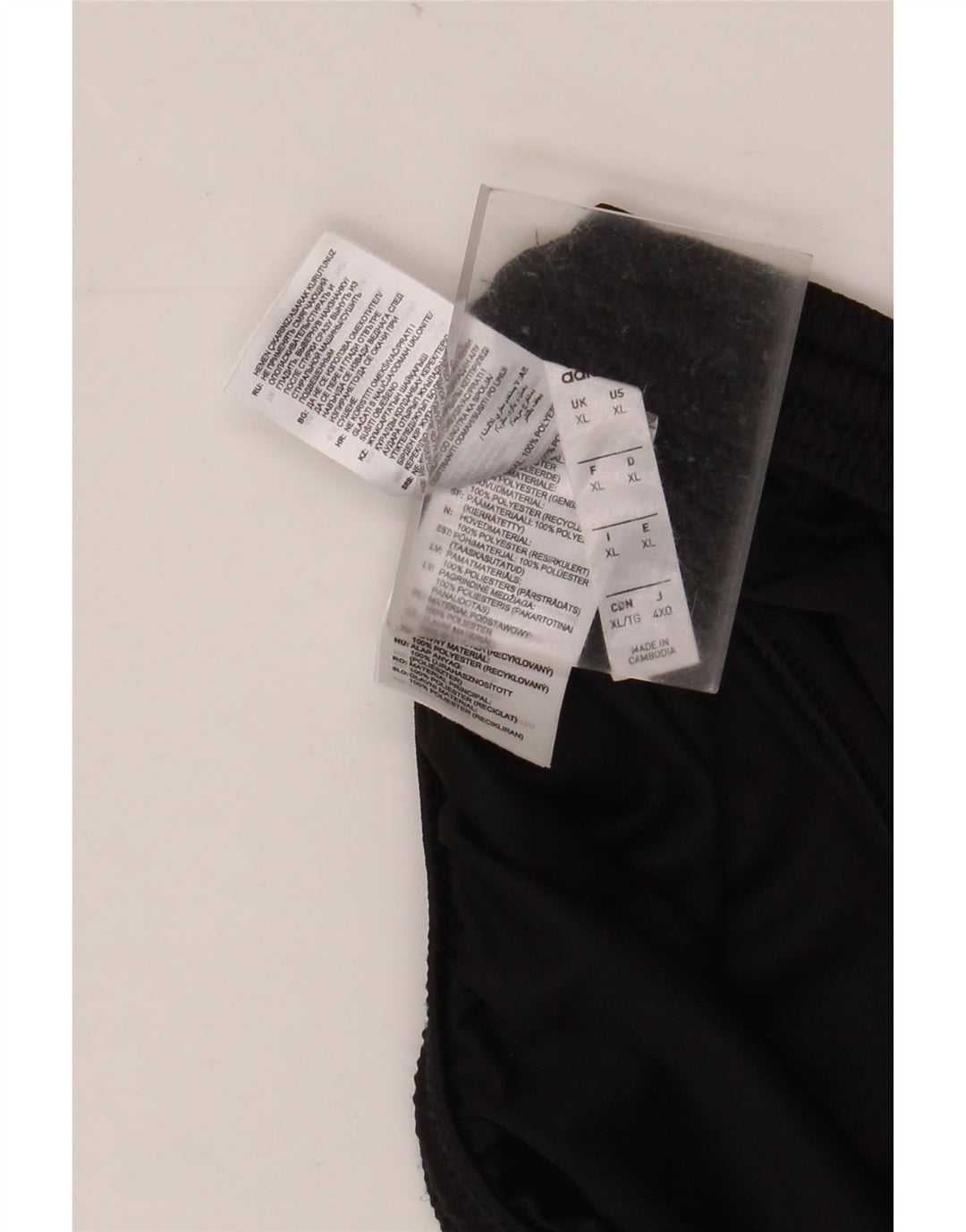 Pantaloncini sportivi ADIDAS Aeroready da uomo XL poliestere nero