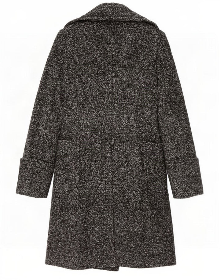 Cappotto doppiopetto da donna Benetton UK 8 piccolo grigio screziato