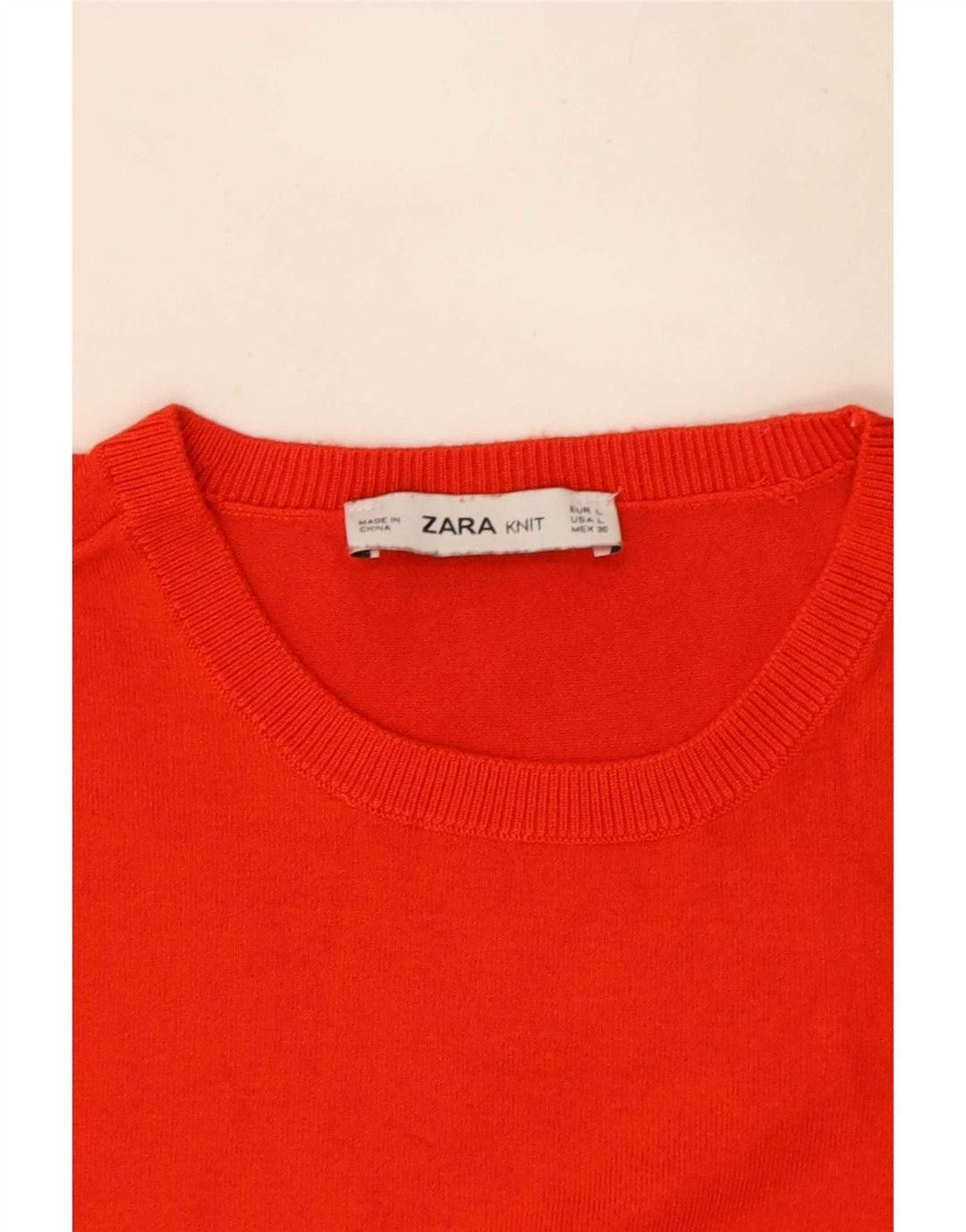 Canotta canotta da donna Zara UK 14 grande rossa