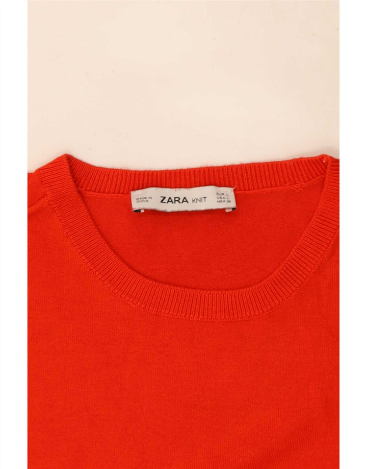 Canotta canotta da donna Zara UK 14 grande rossa
