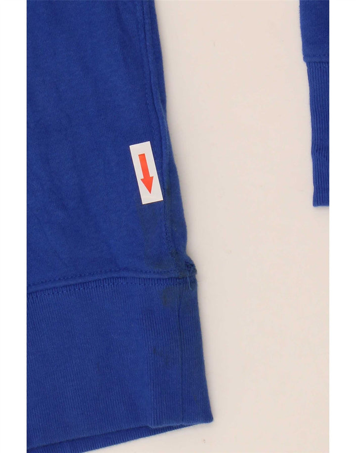Gap Felpa con grafica da donna Maglione UK 14 Cotone blu medio