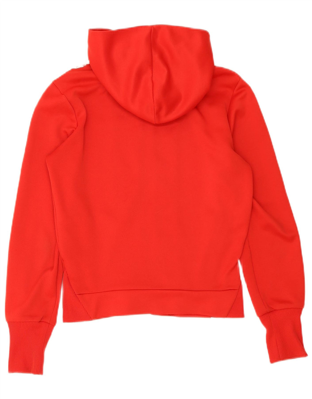 Maglione con cappuccio e zip grafica da donna Adidas EU 38 piccolo poliestere rosso
