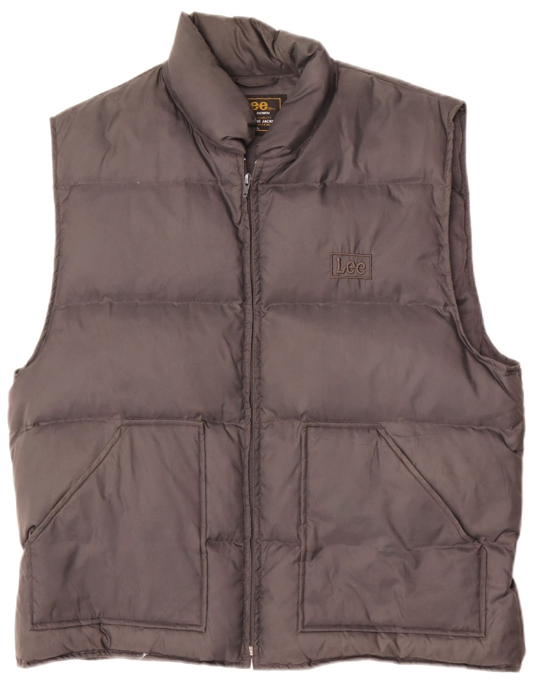 Gilet imbottito da uomo Lee UK 42 XL nylon grigio