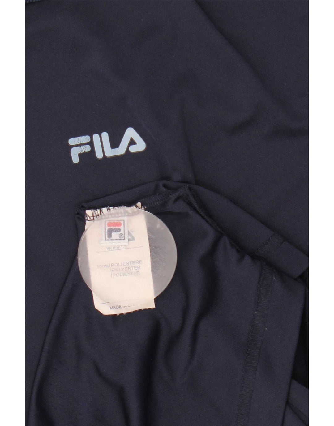 Polo da uomo Fila Large color block blu navy