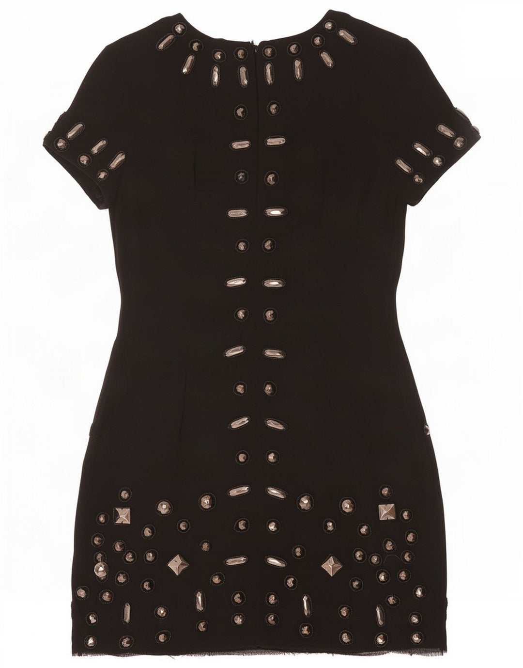 Abito a trapezio da donna French Connection UK 10 piccolo in viscosa nera