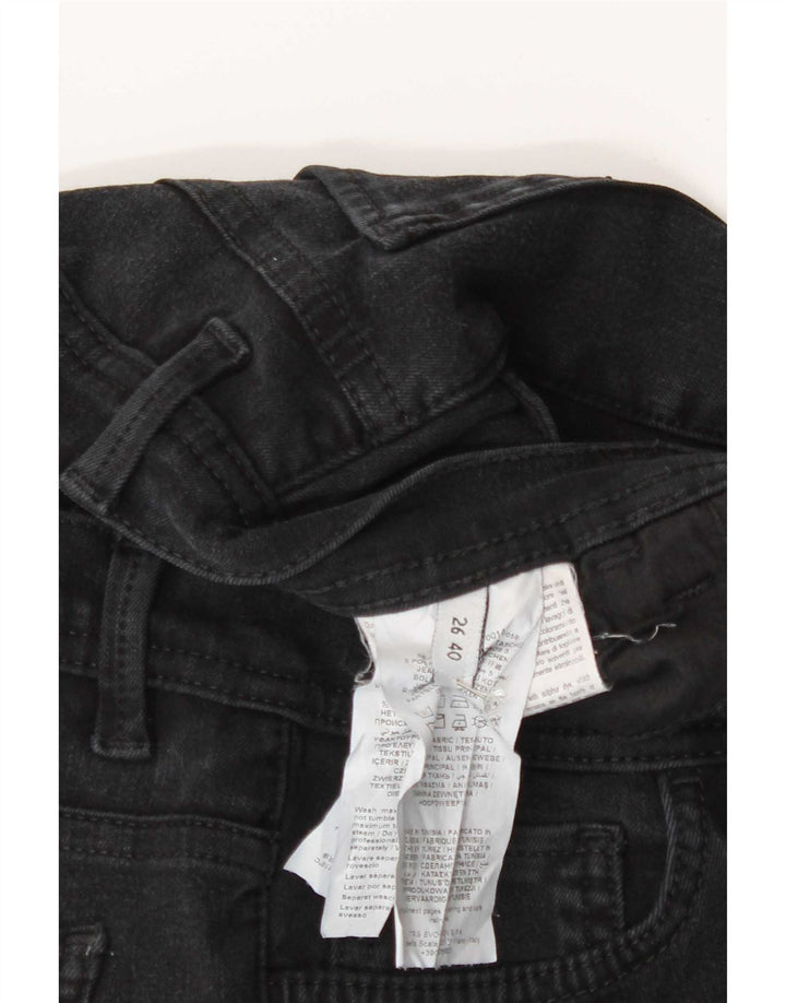 Jeans Dritti Donna Trussardi W26 L28 Neri