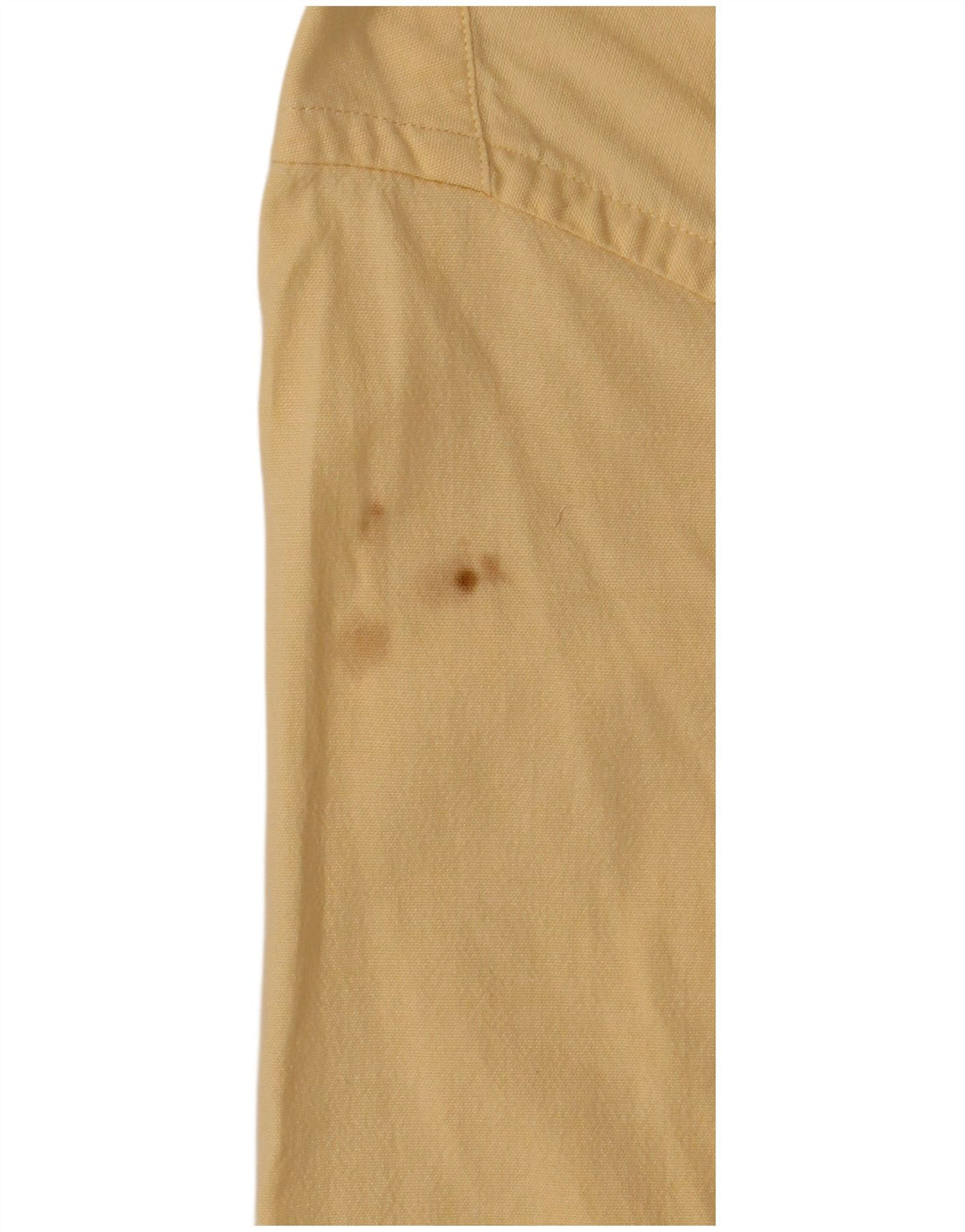 Camicia a maniche corte da uomo Eddie Bauer in cotone giallo medio