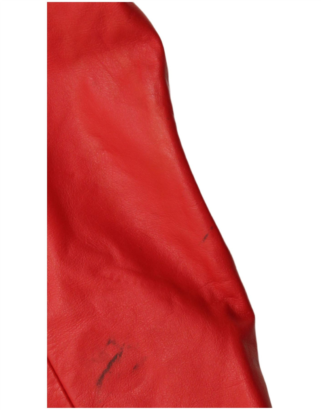 Giacca da corsa in pelle da donna vintage EU 40 in pelle rossa media