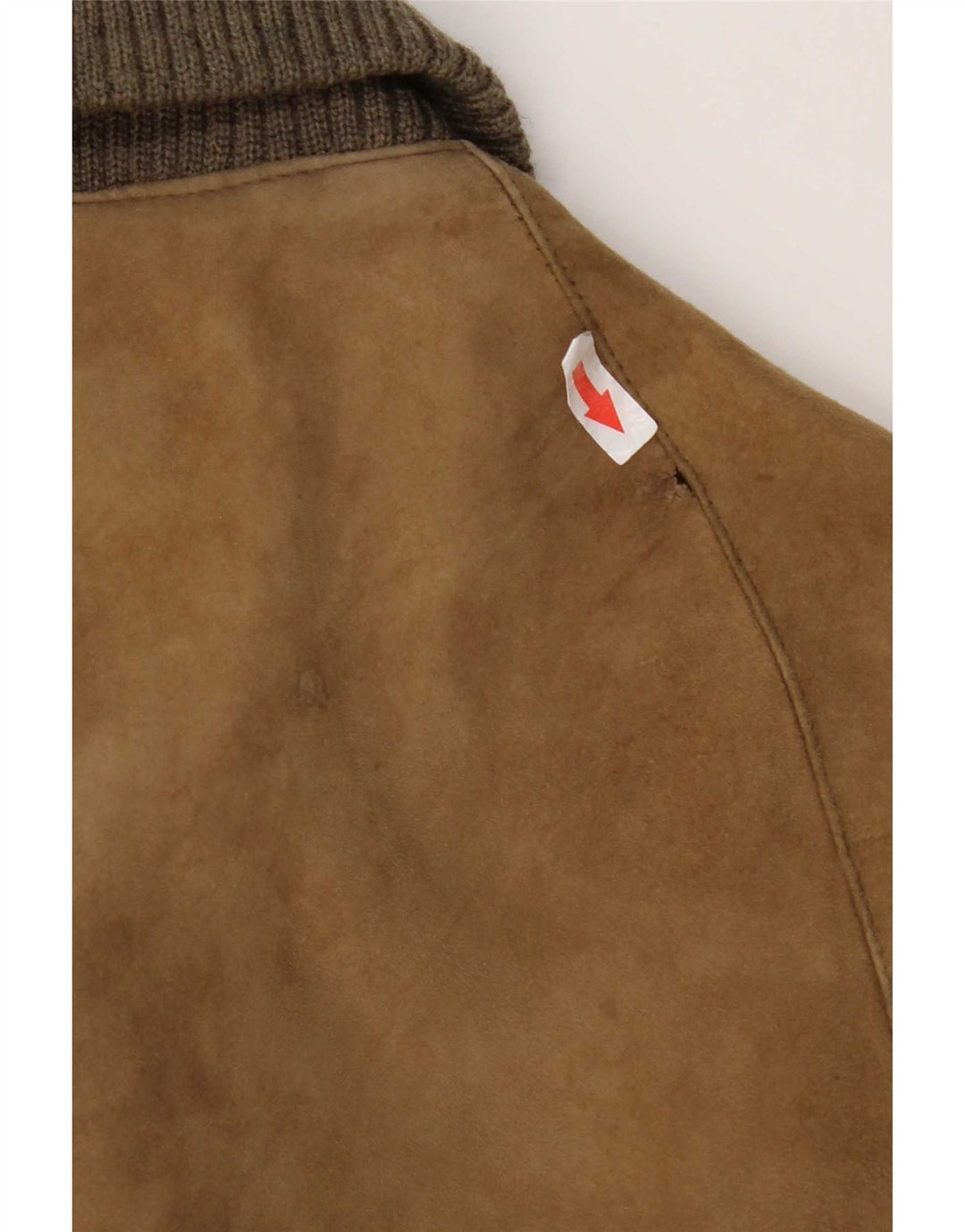 Giacca bomber scamosciata da uomo vintage UK 38 Beige medio