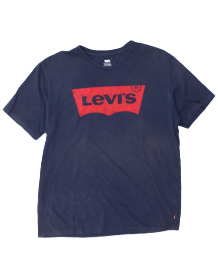T-shirt grafica da uomo Levi's Top XL Blu navy