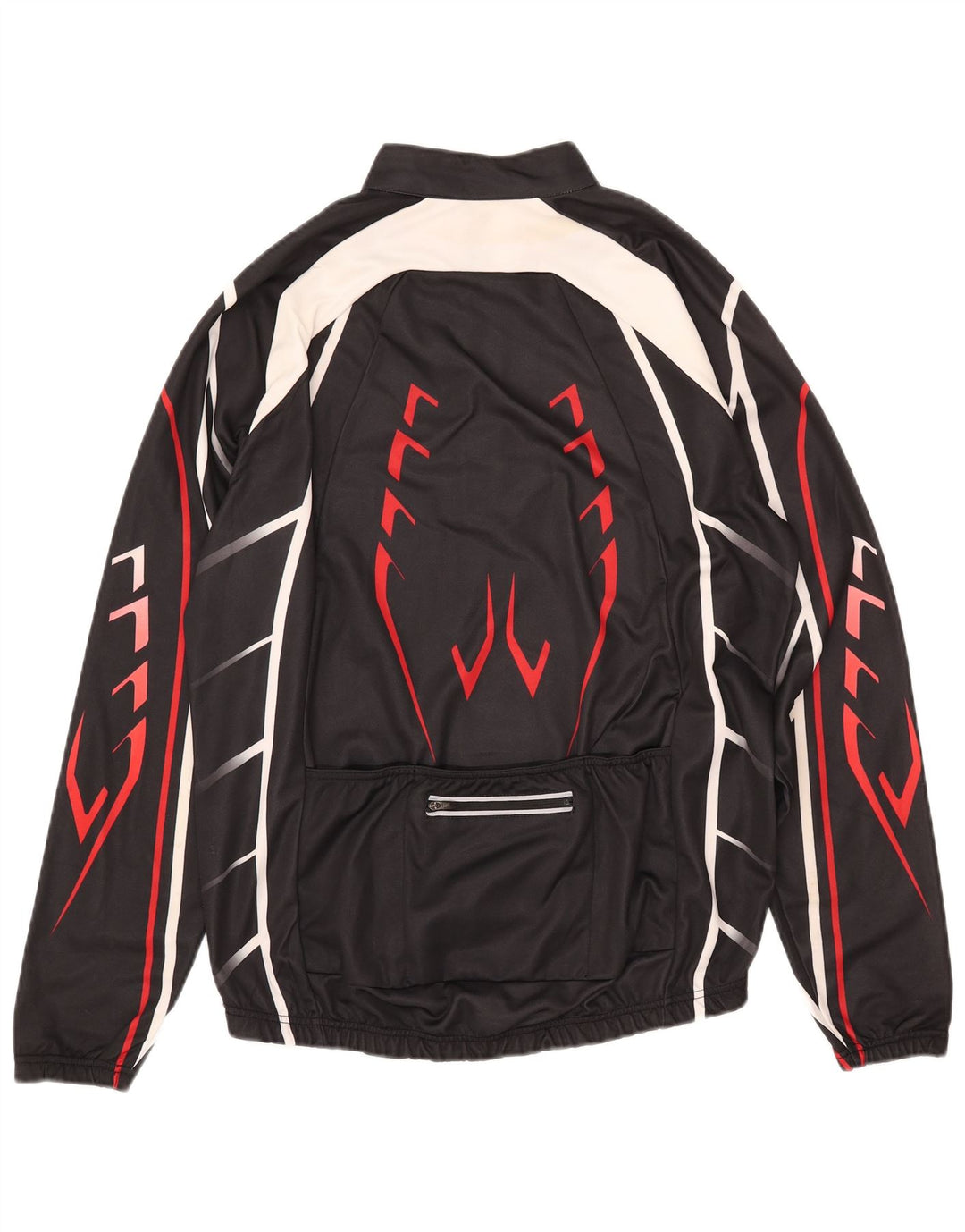 Top da tuta pullover con zip e collo da uomo CRANE IT 52 Large Nero geometrico