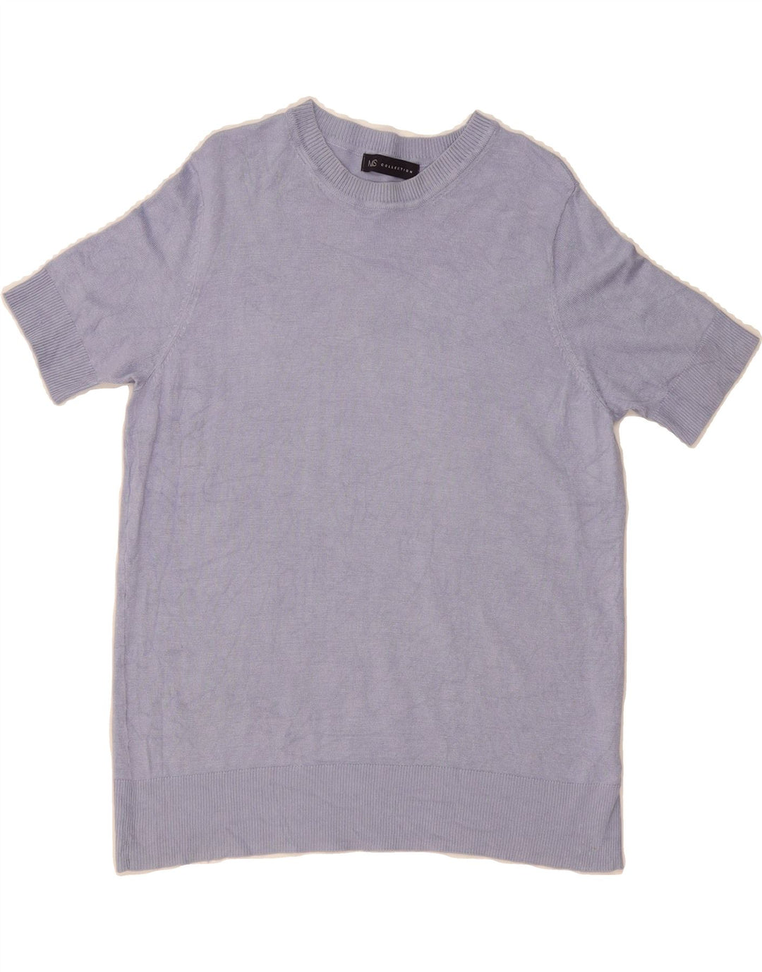 MARKS & SPENCER Womens Crew Neck Jumper Sweater UK 10 Small Blue Vintage Marks & Spencer and Second-Hand Marks & Spencer from Messina Hembry 