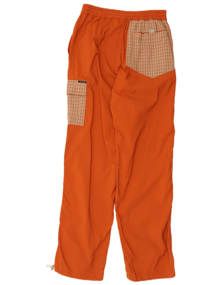 Bailo Pantaloni da tuta cargo da uomo piccoli in poliestere color block arancione