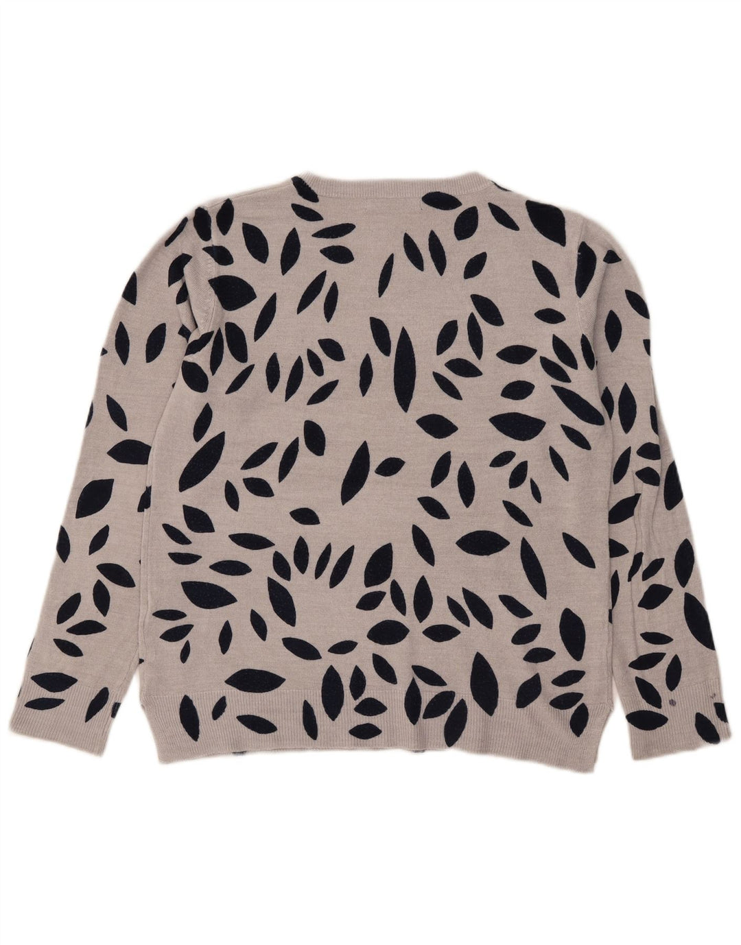 Maglione maglione con scollo a barca da donna Marks & Spencer UK 14 grande grigio
