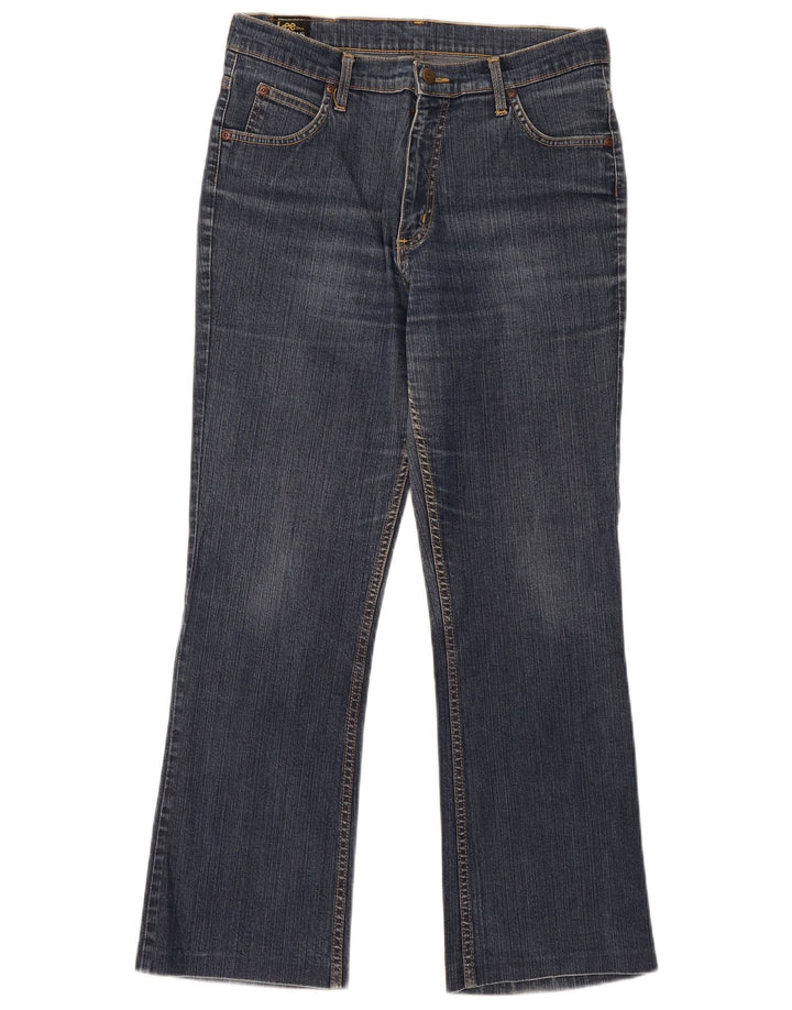Jeans Bootcut da donna Lee W33 L29 cotone blu navy