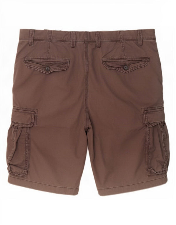 Pantaloncini cargo da uomo Marks & Spencer W36 grandi in cotone grigio