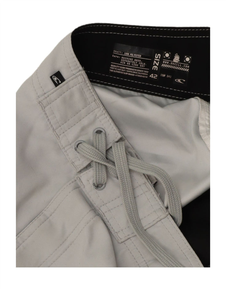 Pantaloncini da bagno grafici da uomo O'NEILL 2XL Poliestere color block grigio