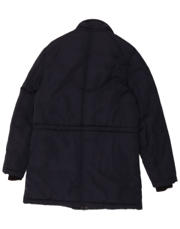 Guess Cappotto imbottito da uomo UK 40 Large Blu Navy in poliestere
