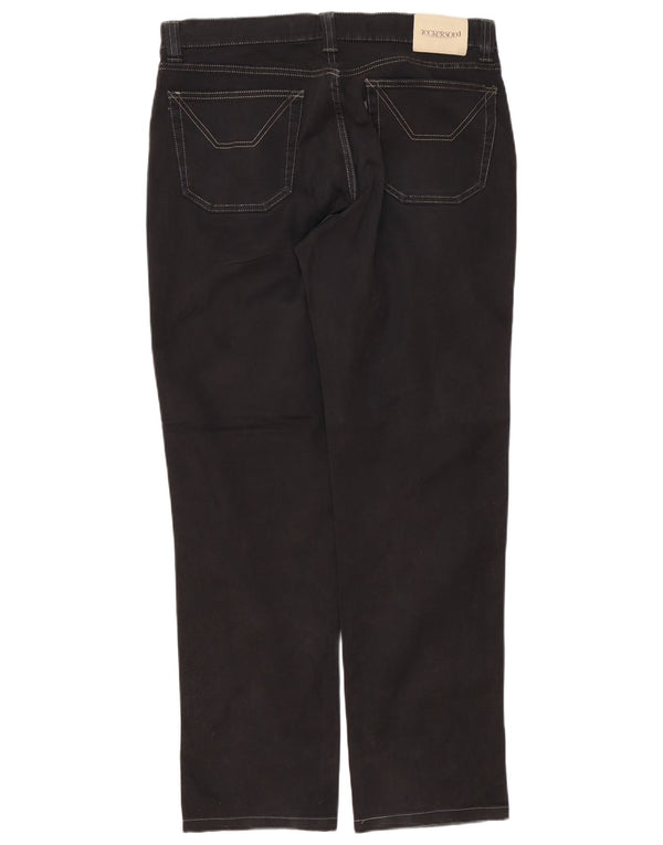 Jeans dritti da uomo Jeckerson W36 L32 cotone nero