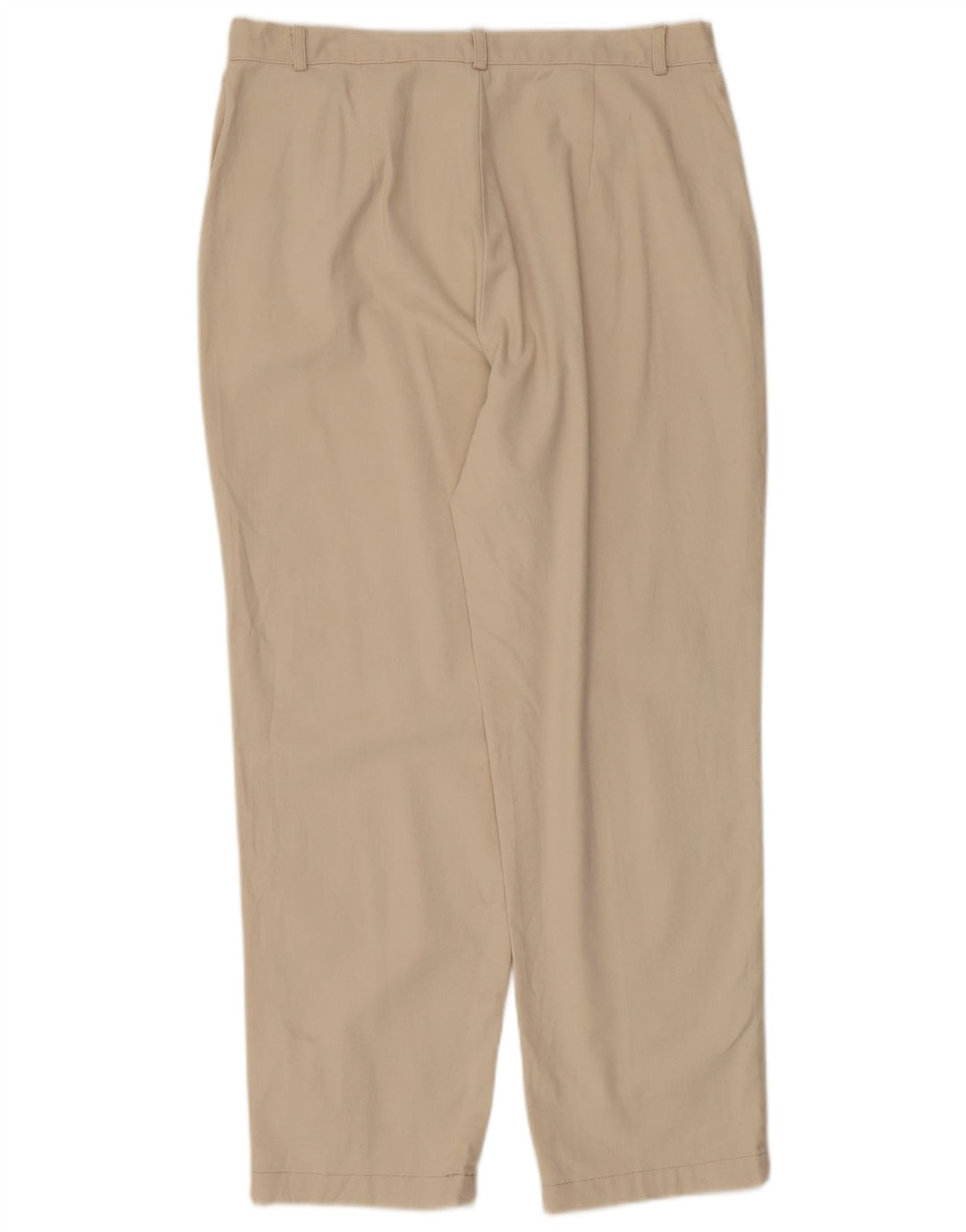 Pantaloni casual a vita alta da donna Dockers US 14 XL W34 L27 Cotone beige
