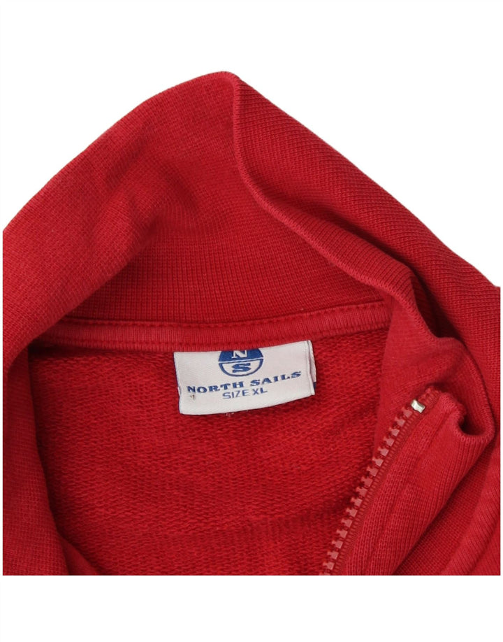Giacca da ginnastica da uomo North Sails XL in cotone rosso