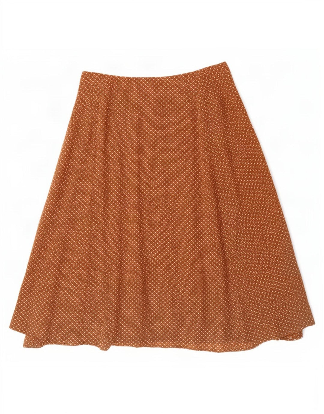 Gonna svasata da donna Les Copains IT 46 Large W32 Acetato maculato marrone