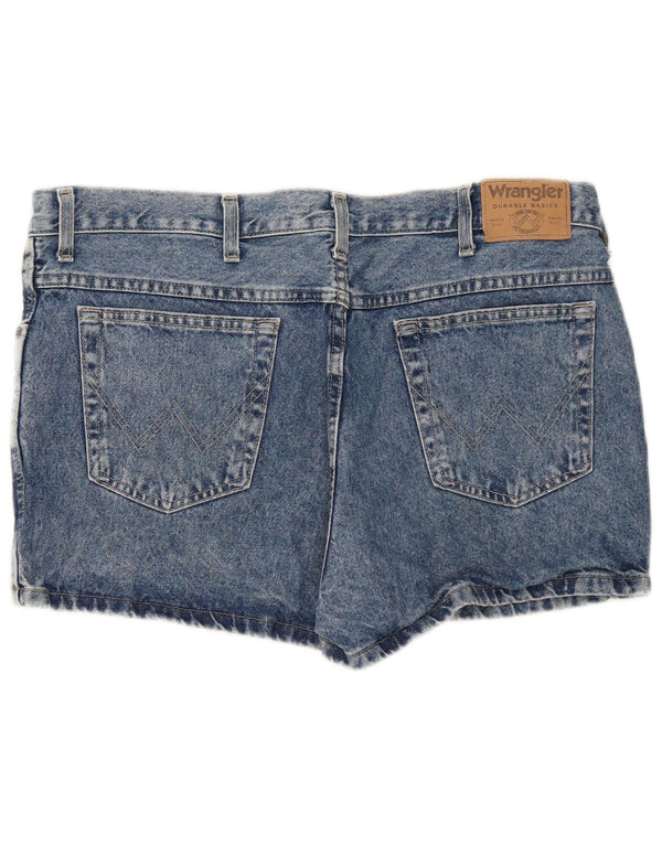 Pantaloncini di jeans da donna Wrangler W38 XL in cotone blu