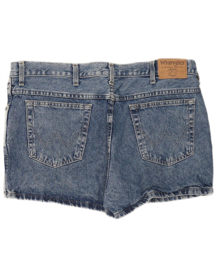 Pantaloncini di jeans da donna Wrangler W38 XL in cotone blu