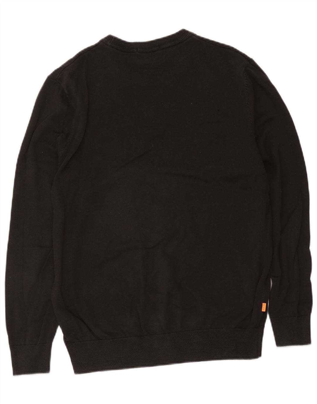 Maglione maglione girocollo da uomo Timberland in cotone nero medio