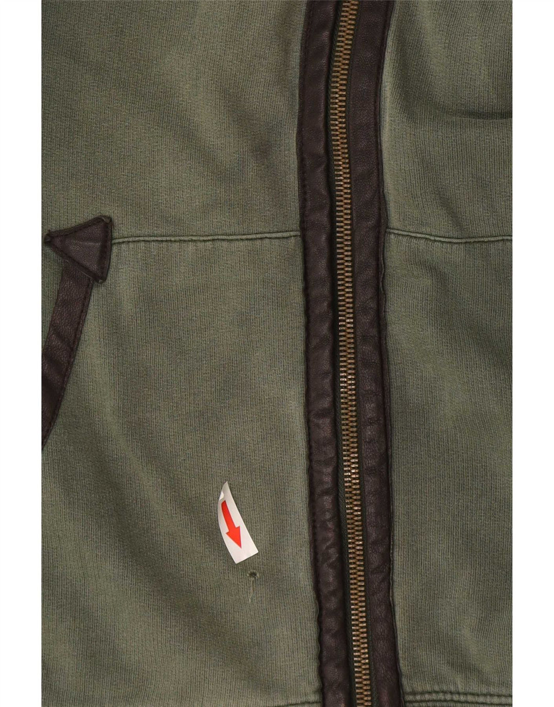 Giacca da tuta da uomo Armani Jeans in cotone verde medio
