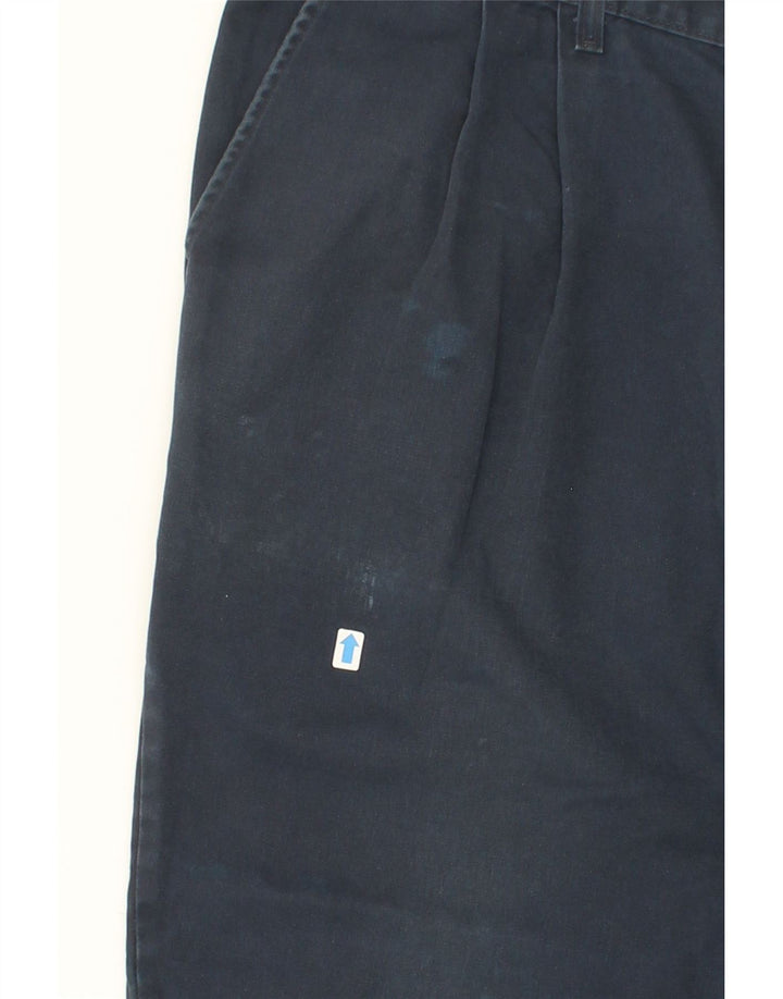 DICKIES Mens Pegged Cargo Trousers W42 L30  Navy Blue Polyester Vintage Dickies and Second-Hand Dickies from Messina Hembry 