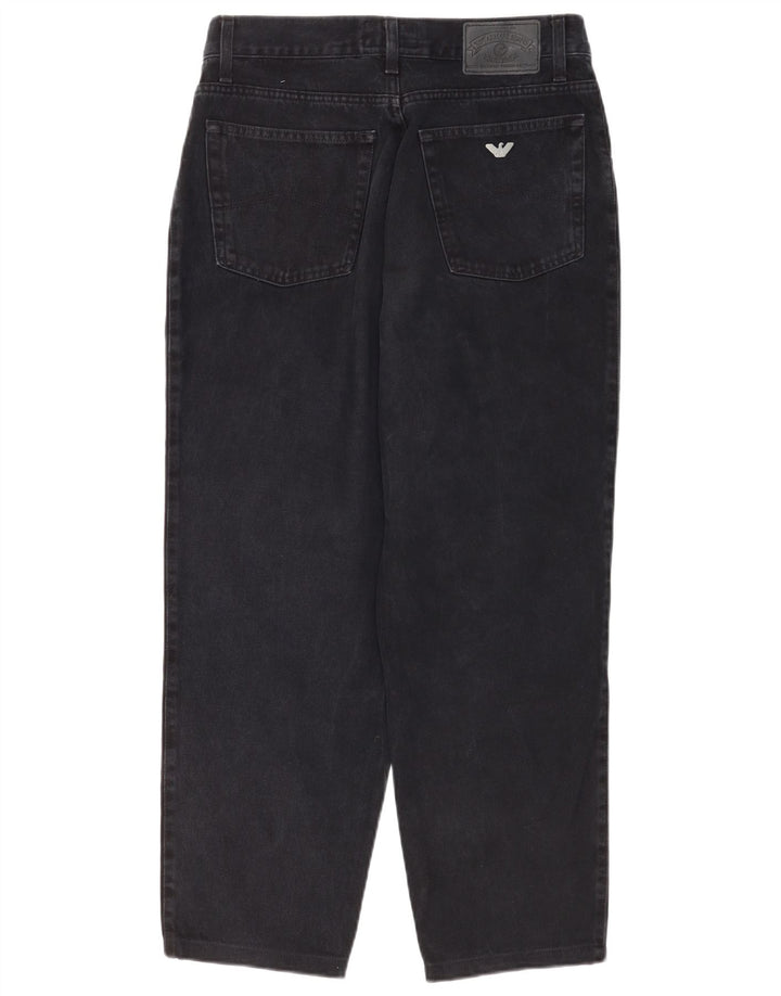 Jeans affusolati da donna Armani W30 L28 cotone nero