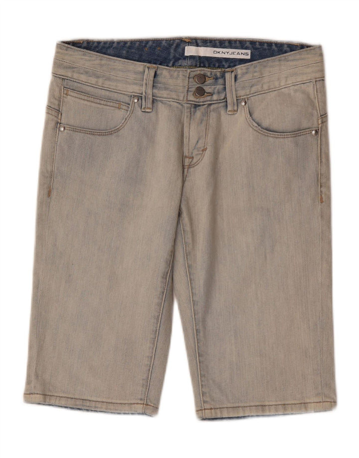 Pantaloncini di jeans da donna Dkny US 6 medi W32 cotone blu