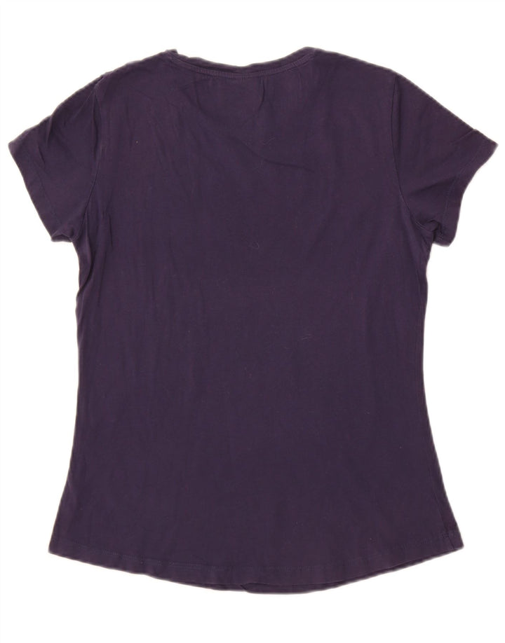 T-shirt grafica da donna Puma UK 12 media blu navy