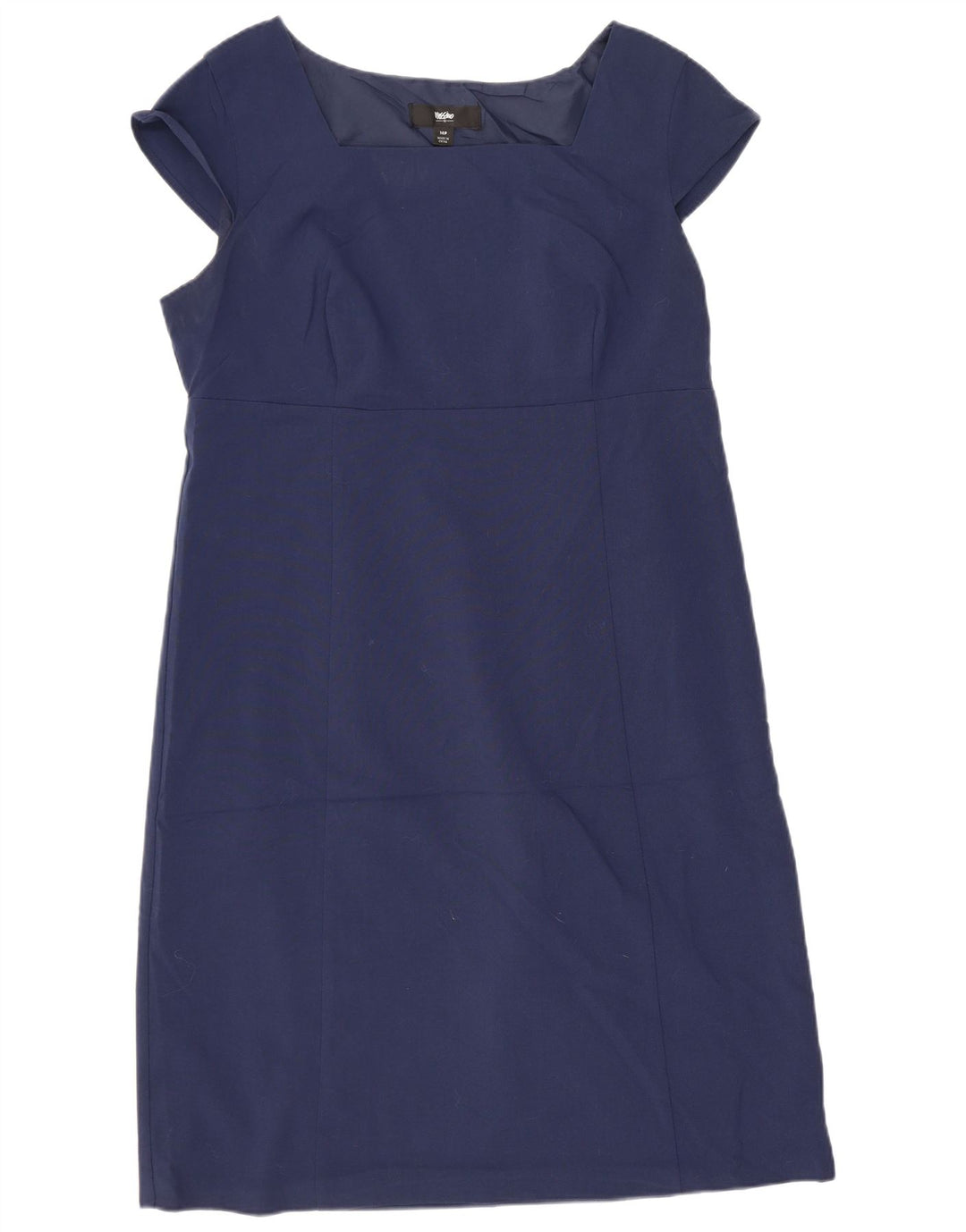 Mossimo Abito da donna Petite a trapezio US 14 XL Poliestere blu navy