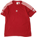 T-shirt grafica da uomo Adidas Top in cotone bordeaux medio