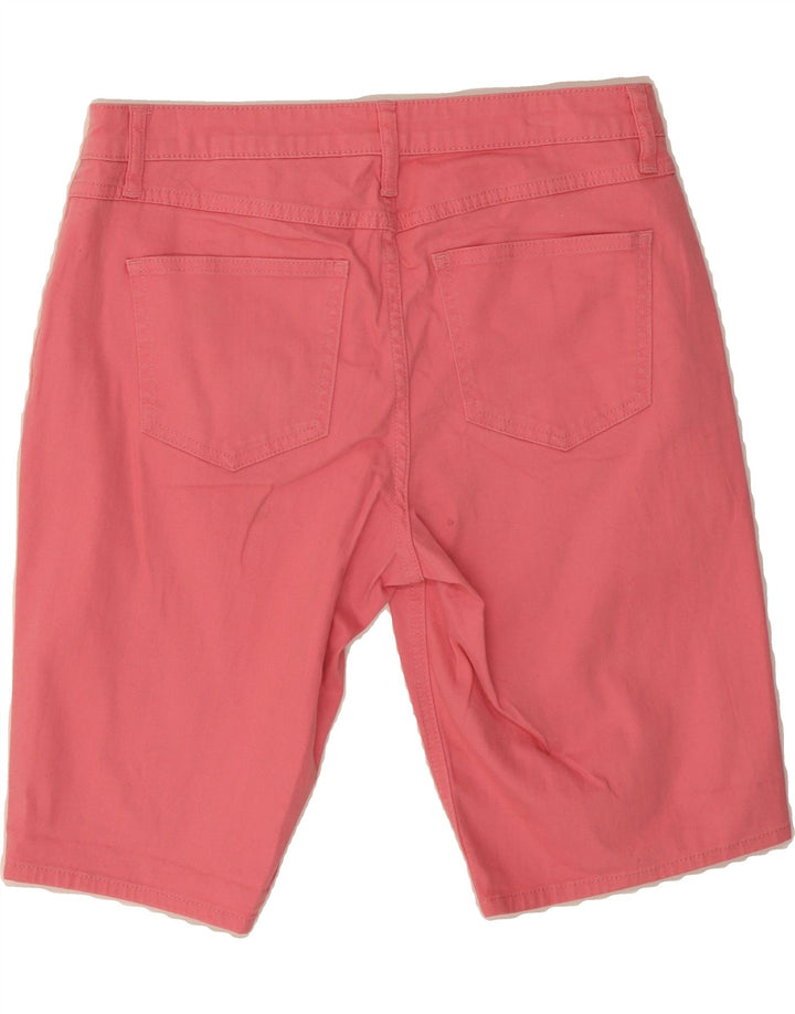 LEE Womens Riders Mid Rise Bermuda Shorts W30 Medium  Pink Vintage Lee and Second-Hand Lee from Messina Hembry 