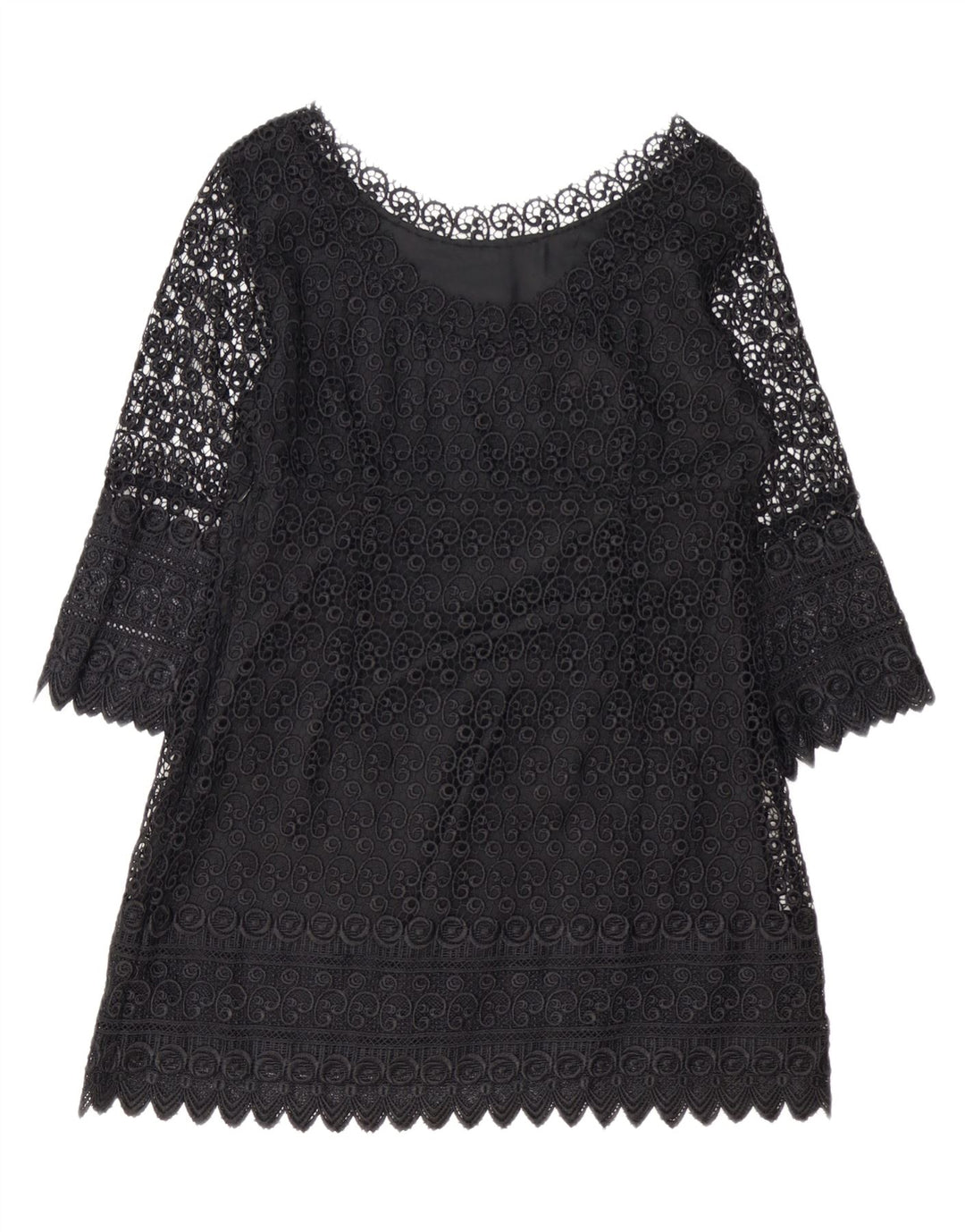 PRINCIPLES Abito tubino Petite da donna con maniche a 3/4 UK 14 Medio Nero