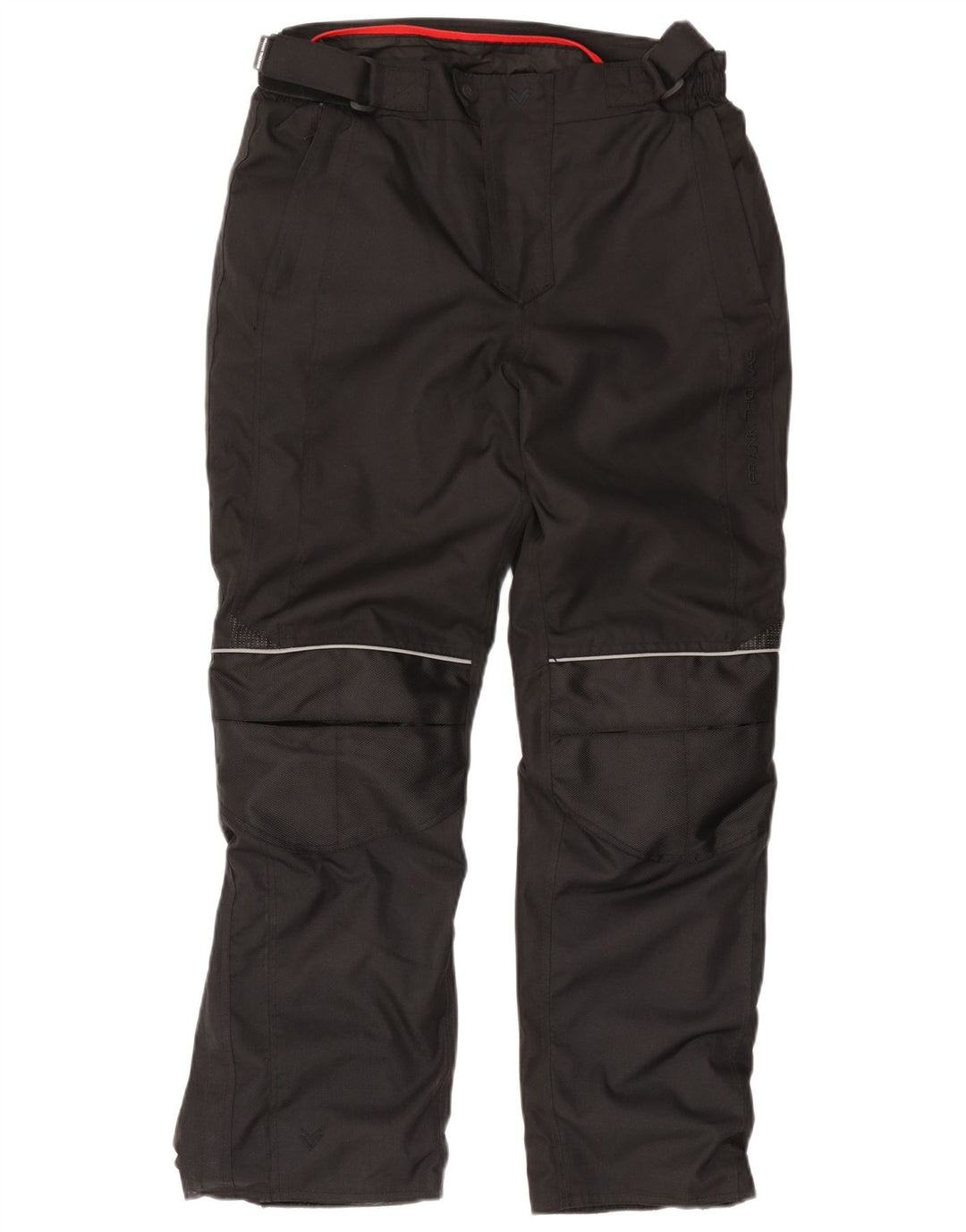 Pantaloni da moto antivento da uomo Frank Thomas grandi W34 L31 neri