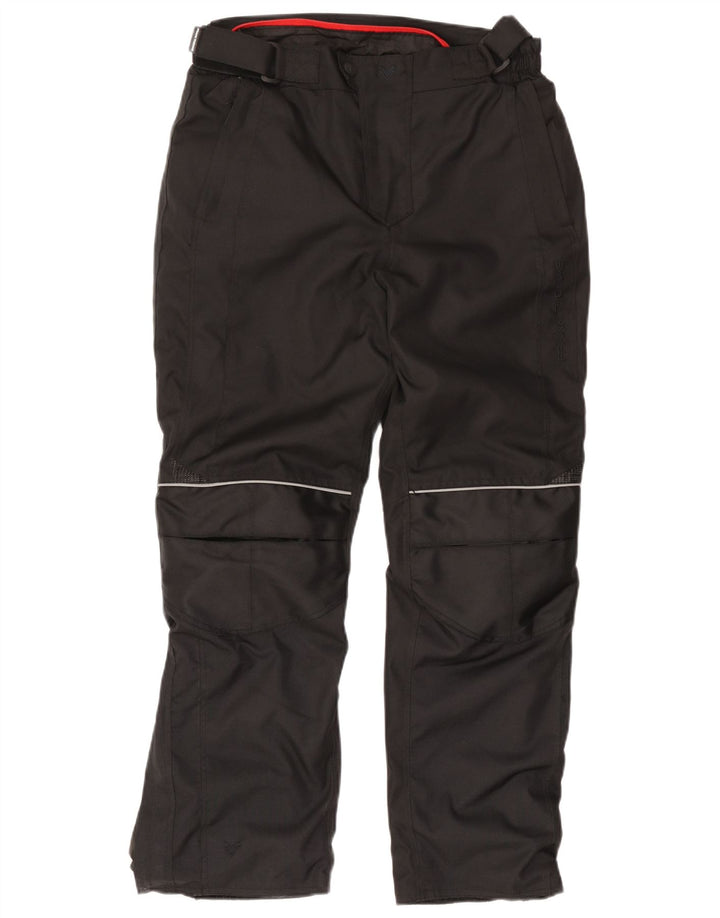 Pantaloni da moto antivento da uomo Frank Thomas grandi W34 L31 neri