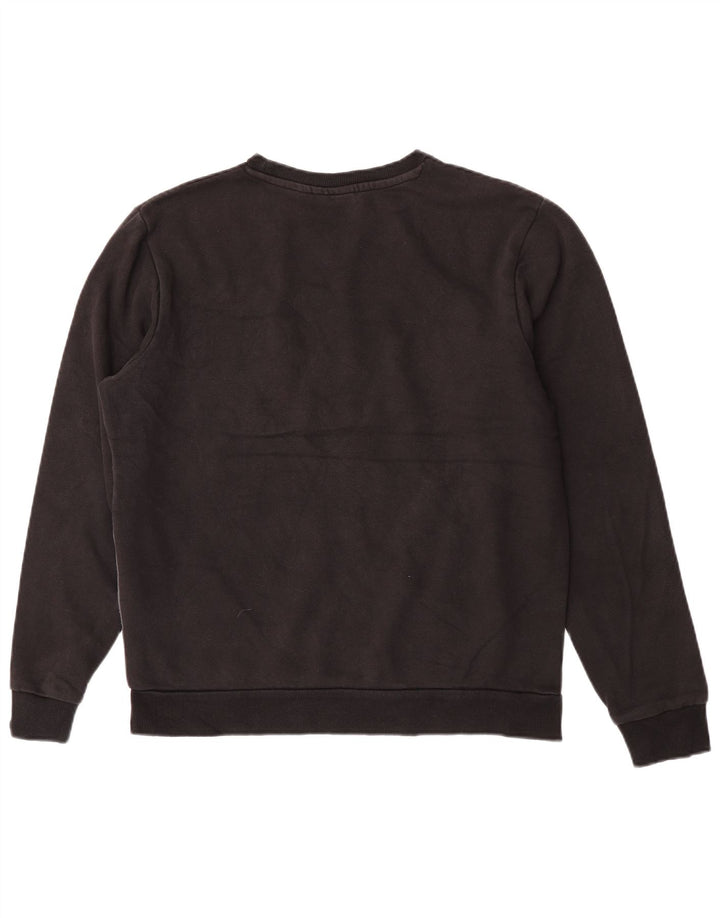 Fila Felpa grafica da uomo Maglione piccolo cotone color block nero
