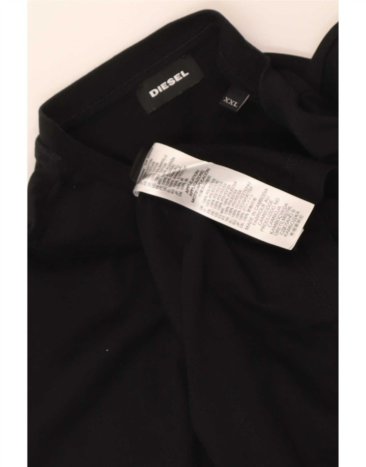 T-shirt grafica da uomo Diesel Top 2XL in cotone nero
