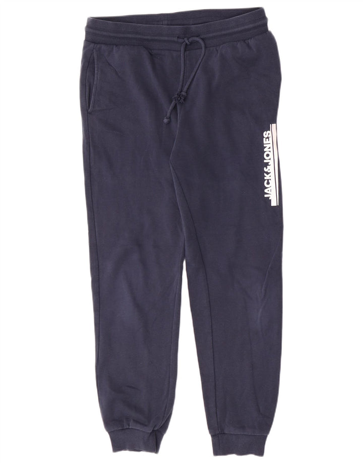 Jack & Jones Pantaloni da tuta con grafica da uomo Joggers Medium Blu Navy