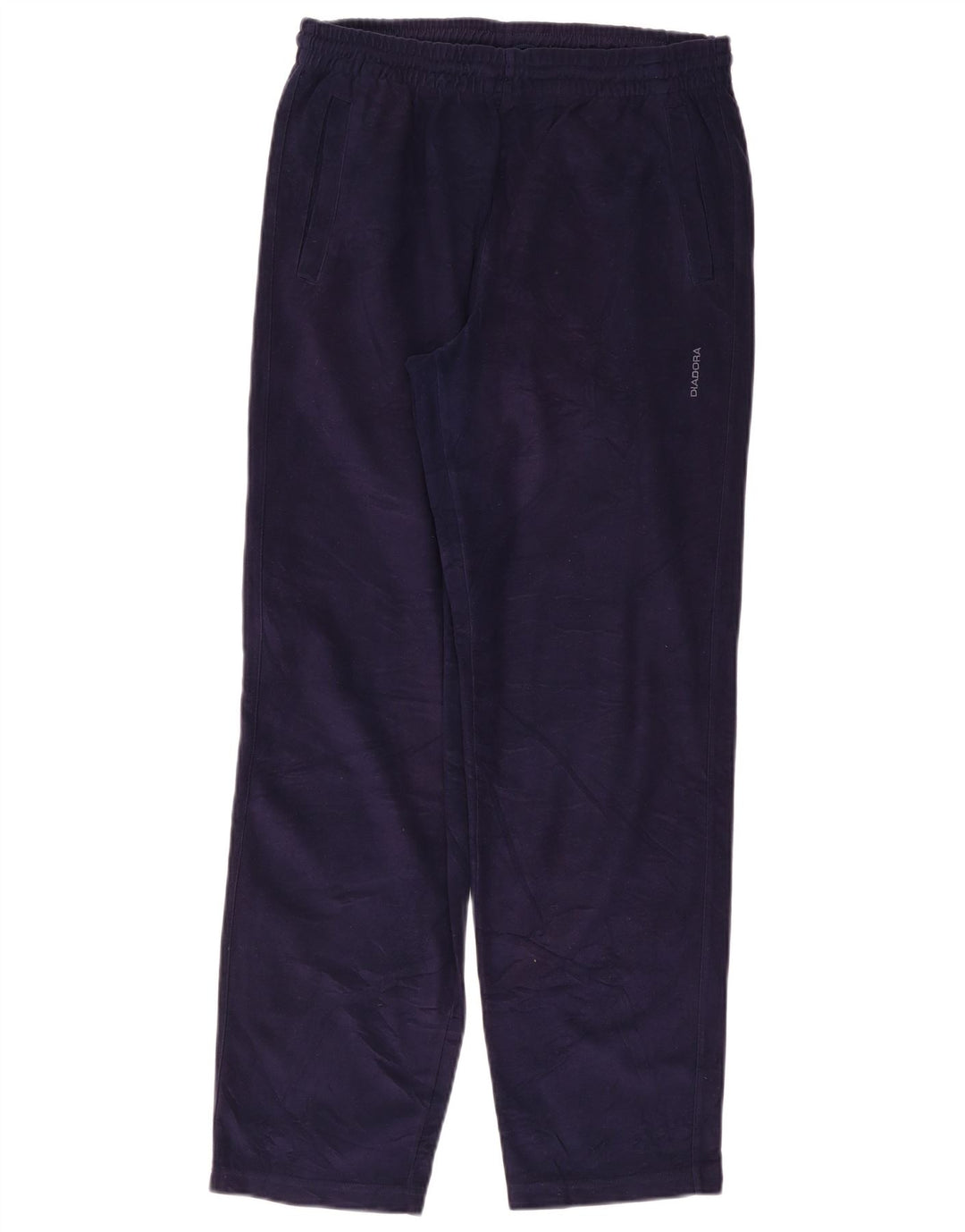 DIADORA Pantaloni da tuta da uomo UK 38 Medium Blu Navy Poliestere